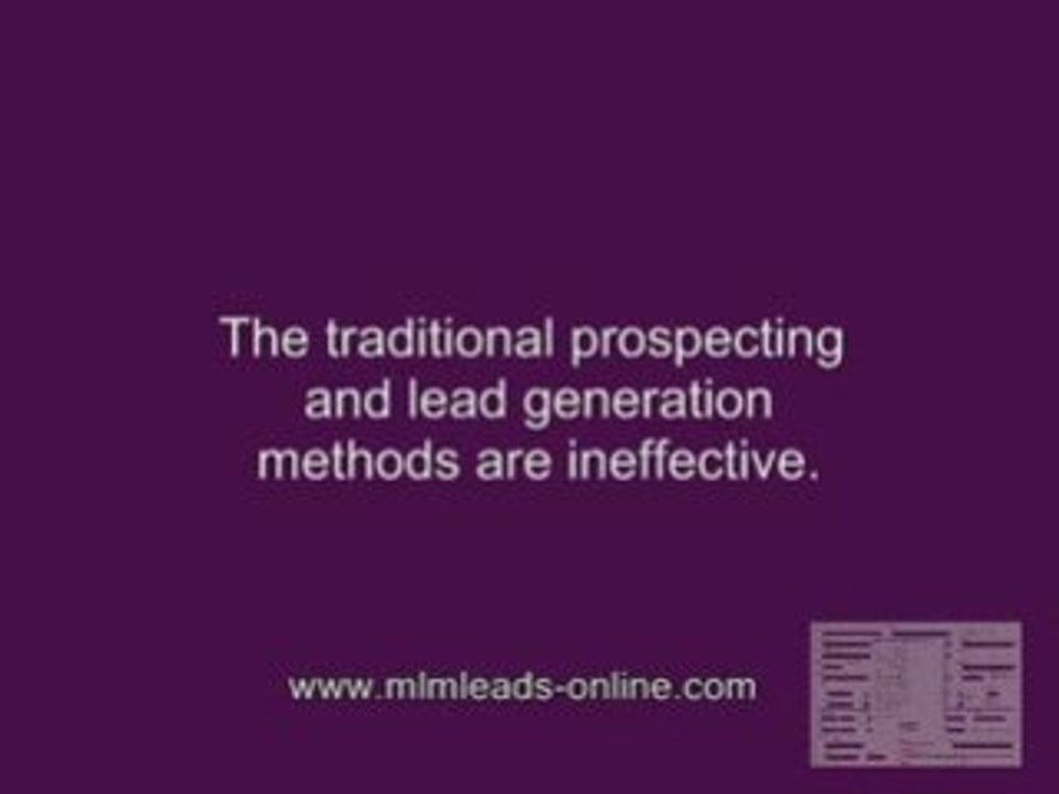 MLM NETWORK MARKETING LEADS
