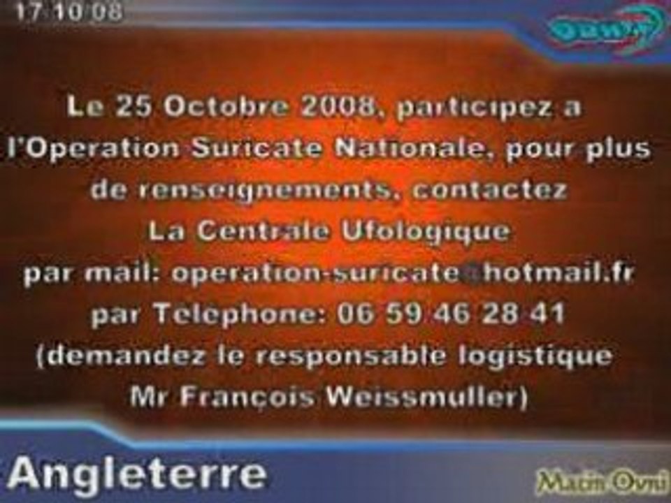 Matin Ovni 17.10.08
