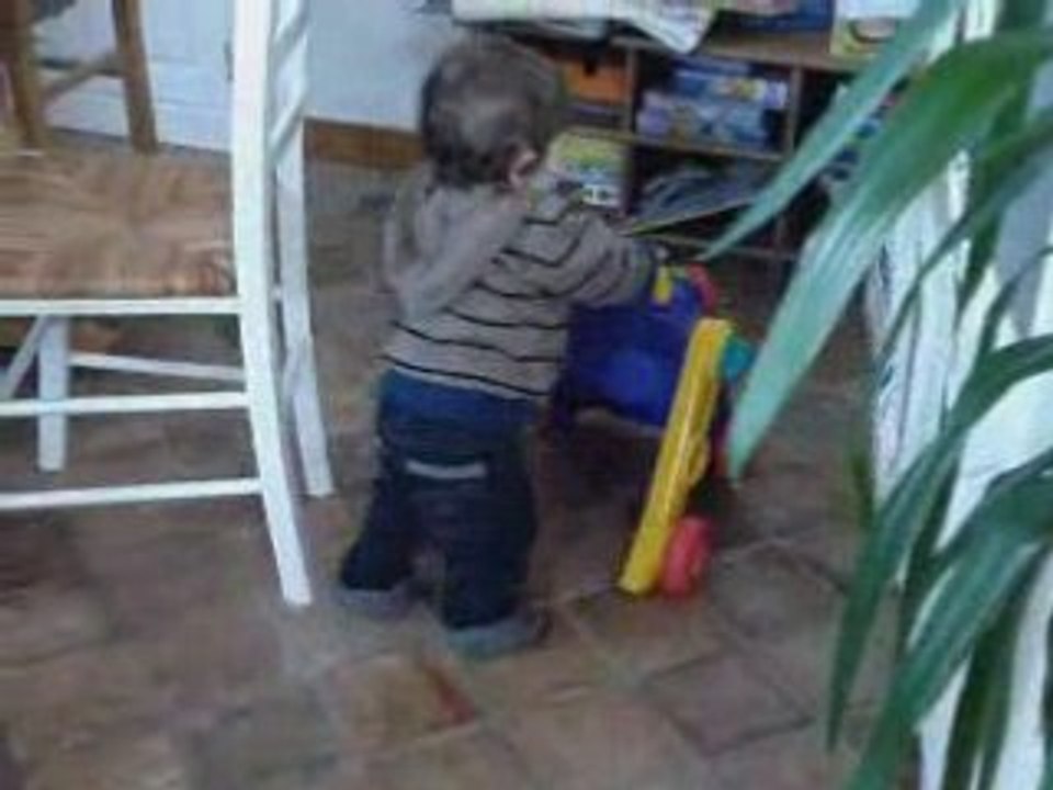 Mathieu commence a maitriser le changement de direction