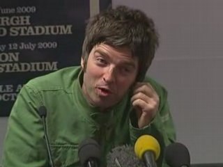 Noel Gallagher laughs at X Factor gaffe