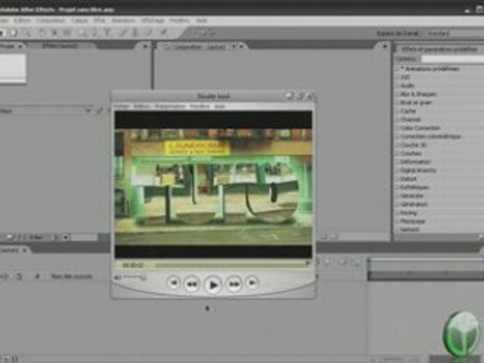 Tutoriel - After Effect - Titre 3D