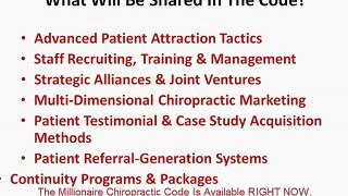 The Chiropractic Marketing Code Exposed