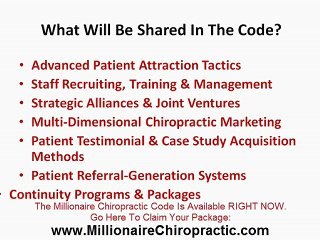 The Chiropractic Marketing Code Exposed