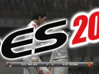 Tevez face à Rome PES09