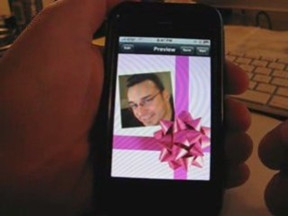 Sending eCards with Birthday Cards the iPhone App