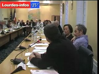 Extraits du Conseil municipal de Lourdes vidéo 1