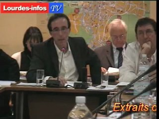 Extraits du Conseil municipal de Lourdes vidéo 2