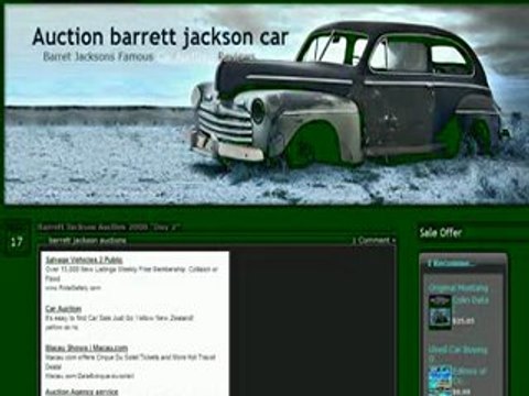 The Best Auction House Barrett Jackson Cars