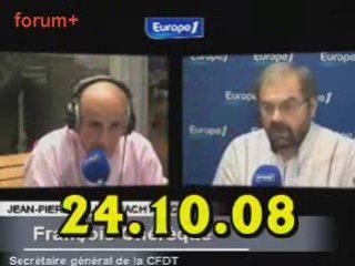 ITW de François Chérèque (24.10.08)