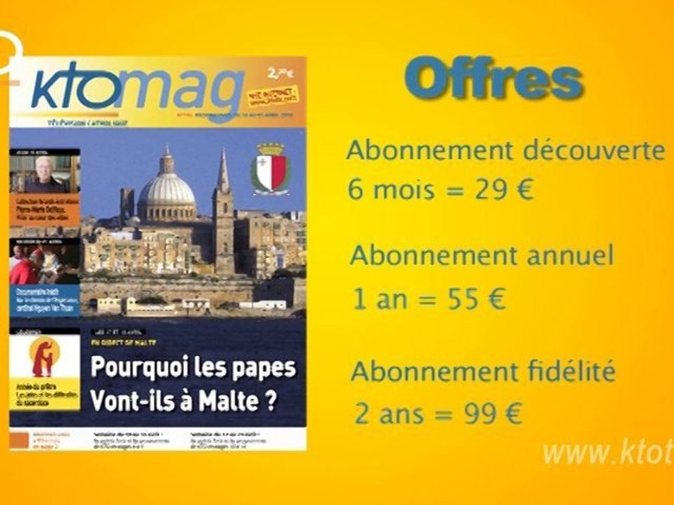 KTOMag, journal des programmes
