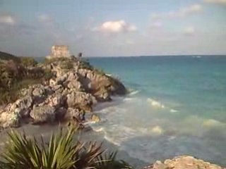 TULUM TEMPLE MAYA MAR CARIBE