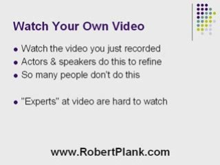 Improve Your Speaking Skills on Video