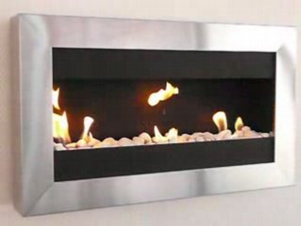 Bio-cheminée OSLO métal Inox