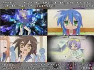 かがみ×つかさ×みさお×ナイト・オブ・ナイツの4作品をMixしてみた