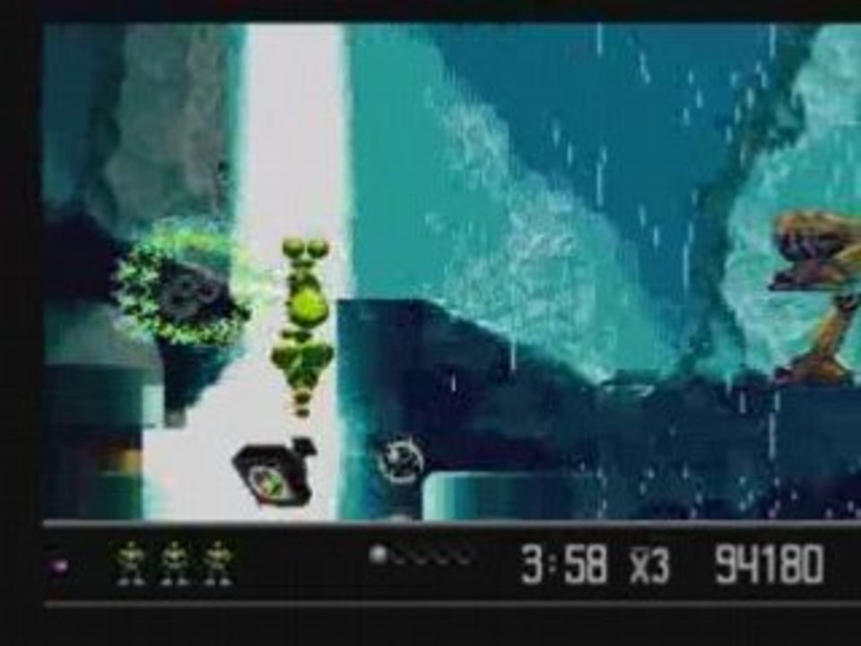 Vidéotest vector-man (méga drive )