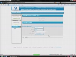 Réservation nom de domaine et hébergement