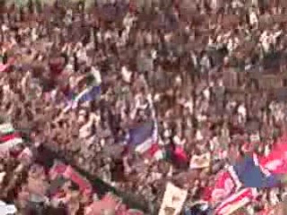 fin du match PSG-Lorient vu d'auteuil