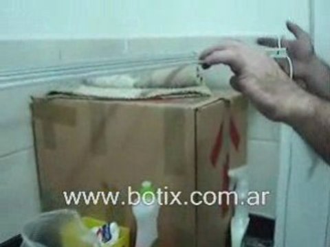 Instalación de tendedero colgante Abaco botix.com.ar
