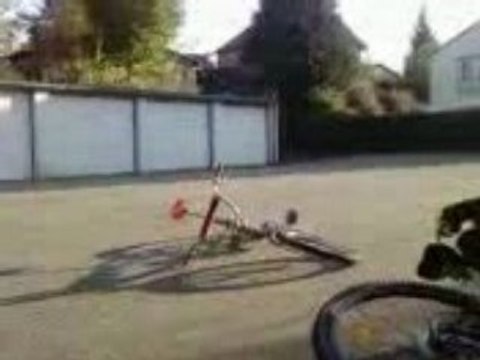 Saut en vélo