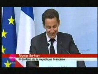 SARKOZY bourre G8,