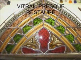 créations des vitraux de st andré d'Olérargues