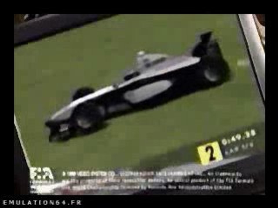 Publicité Nintendo 64 - F-1 World Grand Prix II (France)