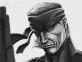 SOLID SNAKE, MGS4 -  SpeedPainting by Nico Di Mattia