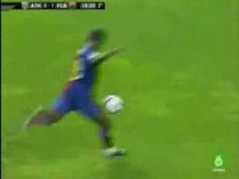 But de Samuel Eto'o Bilbao-Barça 19/10