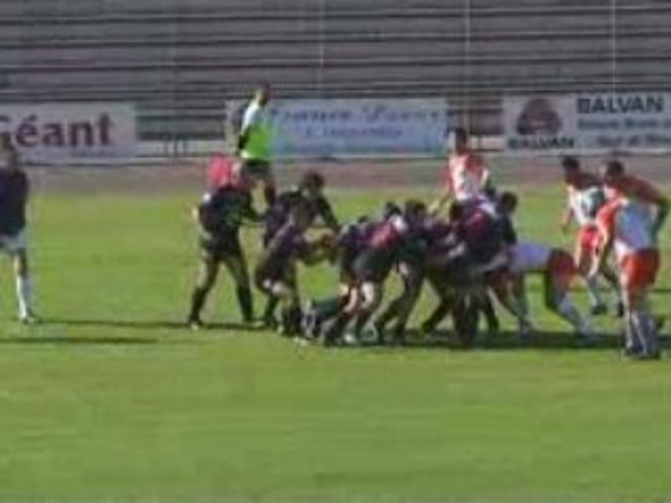 Rugby XV - Millau - Cénac , 1 mi-temps