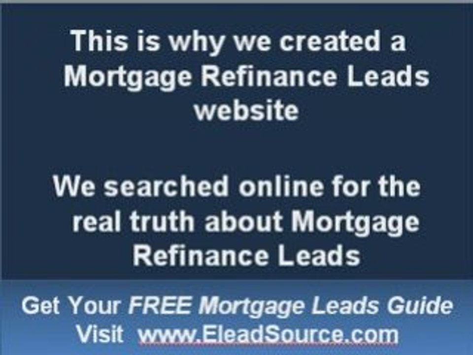 Adjustable Rate Mortgage Leads