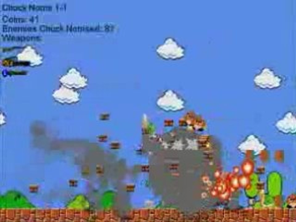 Super mario parodie chuck norris