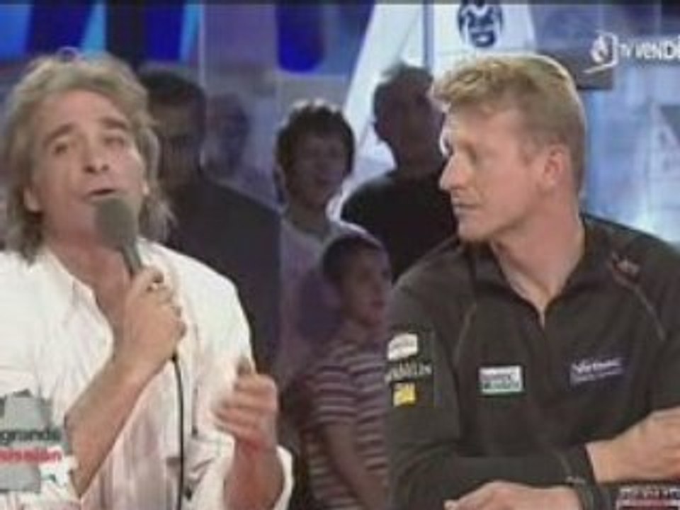 Titouan lamazou - Jean Pierre Dick - TV Vendée Globe