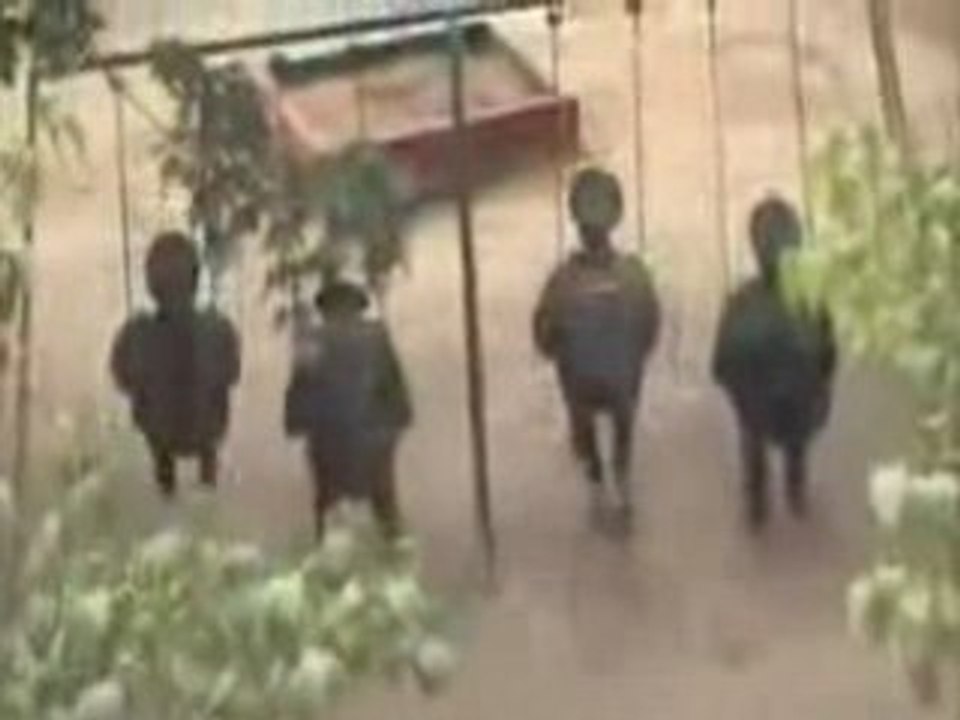 The russia militia during work