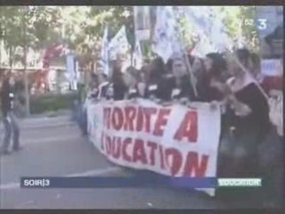 Manif enseignants parents étudiants