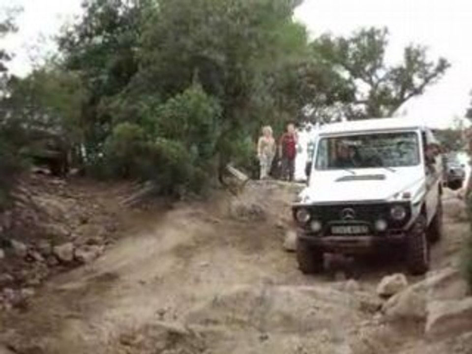 Descente rocailleuse Sigalou