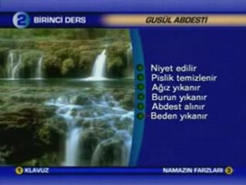 Gusul abdestının alınısı