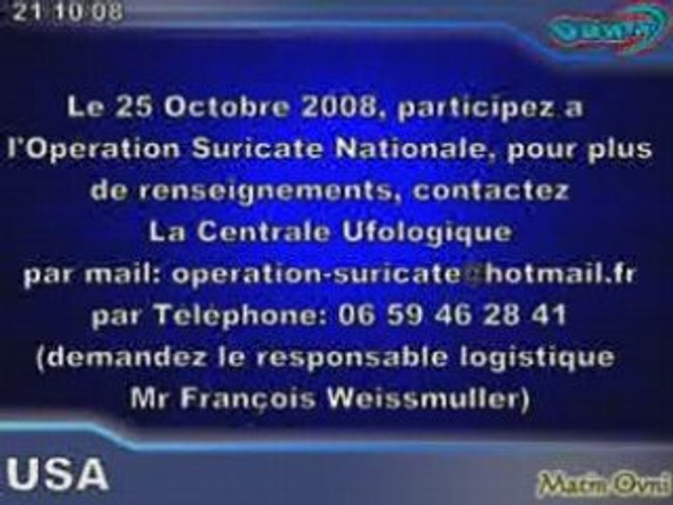 Matin Ovni 21 10 08