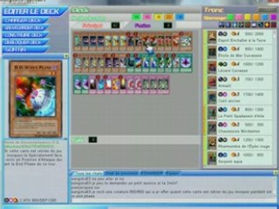 deck retire du jeu