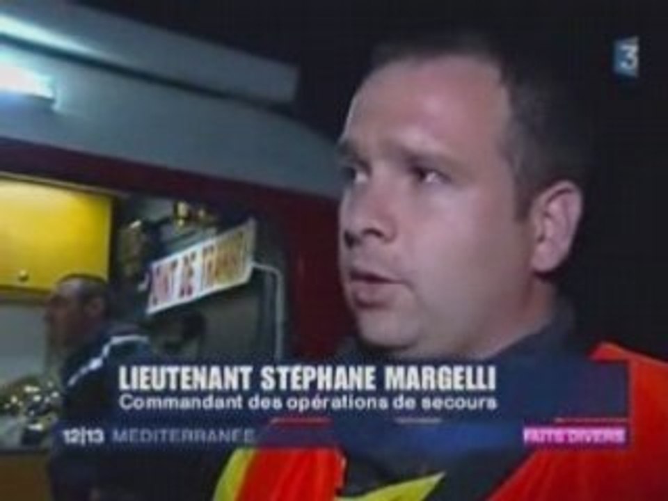 Accident de minibus sur l'A7