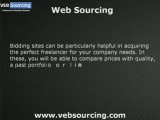 web sourcing