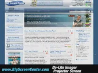 Da-Lite Imager Fixed Frame Projector Screen
