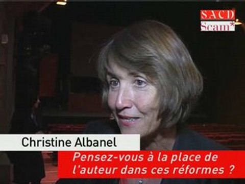 Christine Albanel - Création et Internet