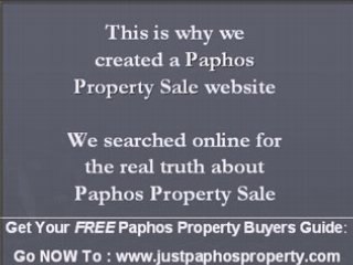 Paphos Property Sale