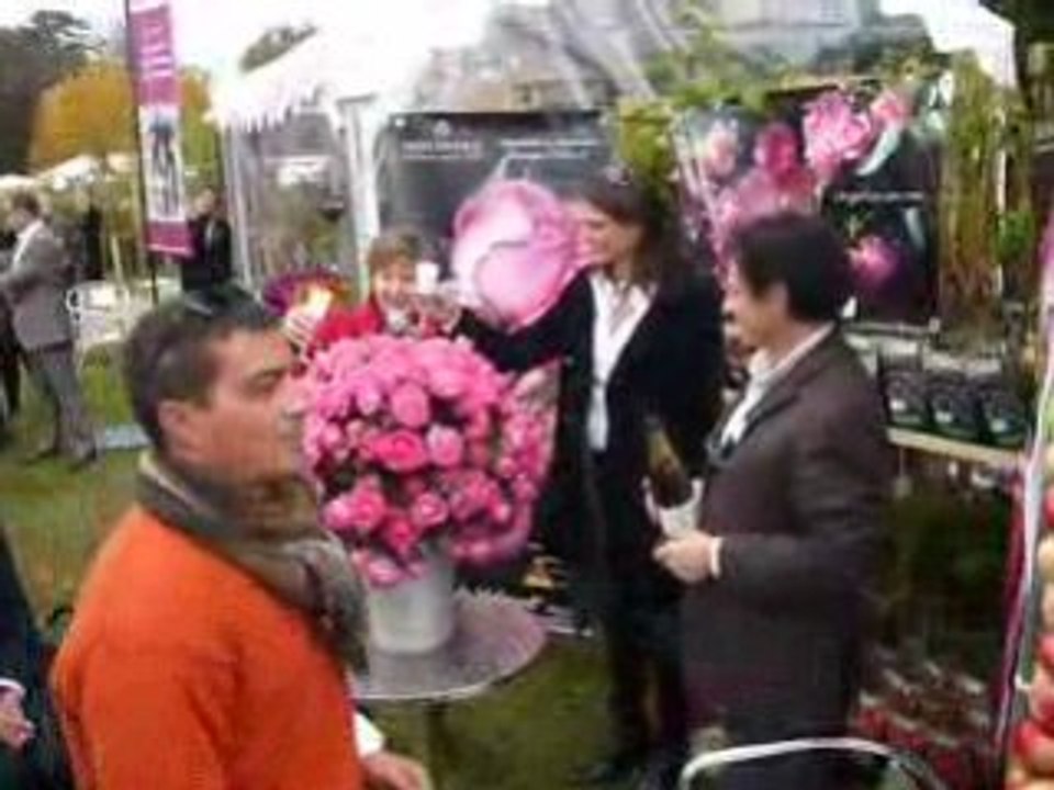 Baptême de la Rose de Molinard aux Journées des Plantes