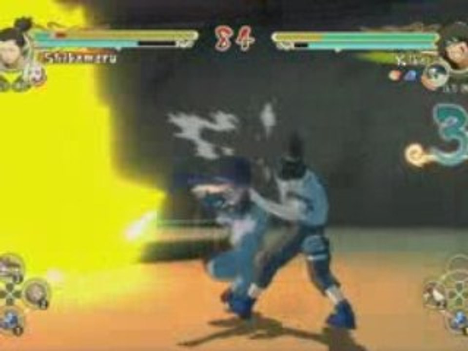naruto ultimate ninja storm Shikamaru vs Kiba 2HD