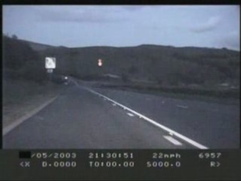 Ovni pris par une camera de police