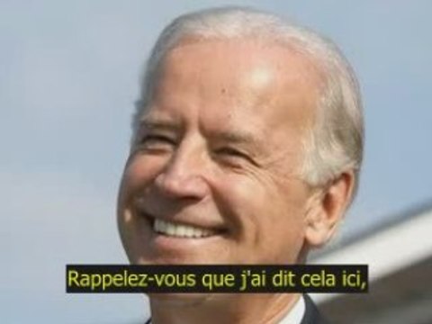 19/10 Biden : Obama mis à l'épreuve dans six mois (VOSTF)