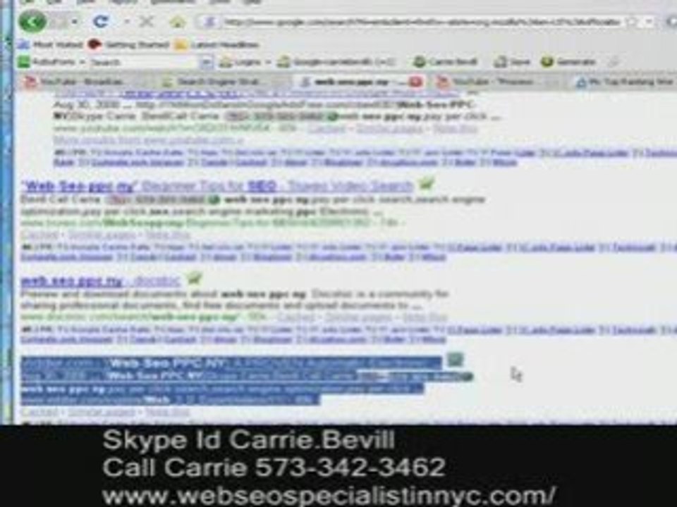 '(Web Seo PPC NY) or  '(Organic Search Engine Optimization)