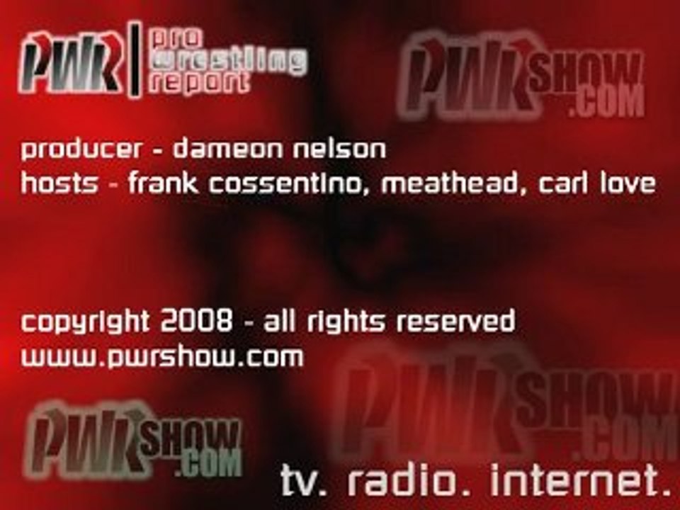 Pro Wrestling Report Express - October 21, 2008