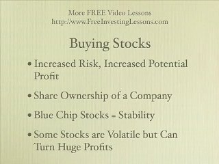 Basics of Investing